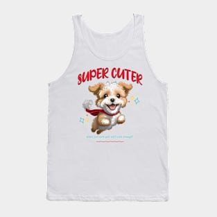 Super Cuter, cute superhero dog flying Tank Top